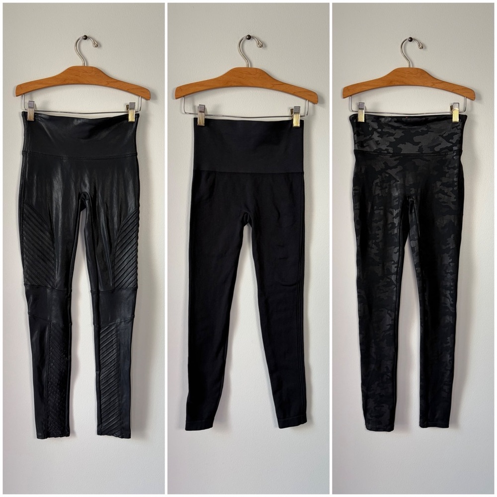 SPANX Size Small Legging Bundle Luxe Loungewear Casual Chic Elevated Basics